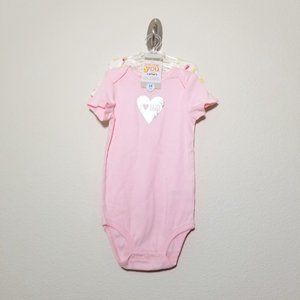 NWT Baby Girl Carter's Onesies 2pc - Size 24 mos.